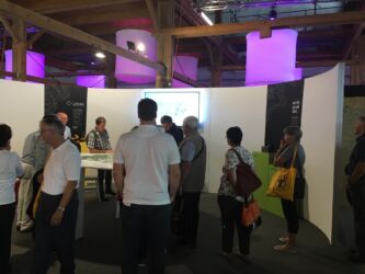 Messestand während der Messe