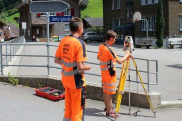 Absteckung Meridian Absteckung Meridian